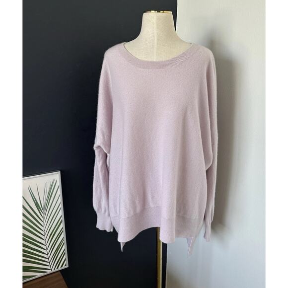 Eileen Fisher Cashmere Lilac Lavender Sweater Pullover Soft Cozy - Picture 3 of 13